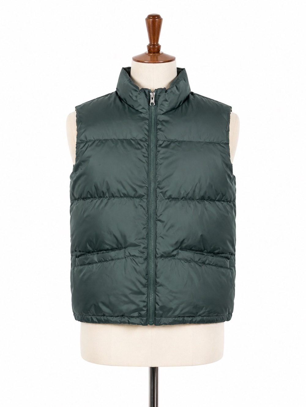 Old Navy Women’s Puffer Vest Forest Green Size L 10-12